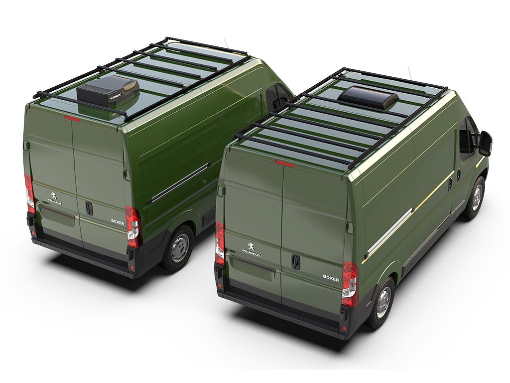 Peugeot Boxer (L2H2 / 136in WB / Hohes Dach) (2014 - Heute) Slimpro Dachträger Kit – Bild 3