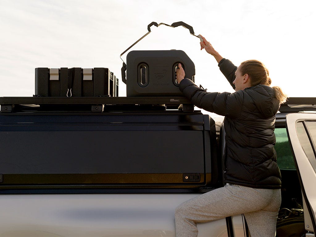 Pick-Up Hardtop / Anhänger mit OEM Schiene Slimline II Dachträger Kit / 1964 mm (L) x 1345 mm (B) – Bild 6